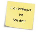 Ferienhaus  im  Winter