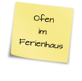 Ofen  im Ferienhaus